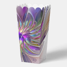 Energieke, kleurrijke abstracte fractale kunst blo