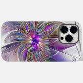 Energieke, kleurrijke abstracte fractale kunst blo Case-Mate iPhone case (Achterkant (horizontaal))