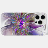 Energieke, kleurrijke abstracte fractale kunst blo Case-Mate iPhone case (Achterkant (horizontaal))