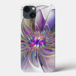 Energieke, kleurrijke abstracte fractale kunst blo Case-Mate iPhone case