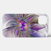 Energieke, kleurrijke abstracte fractale kunst blo Case-Mate iPhone case (Achterkant (horizontaal))
