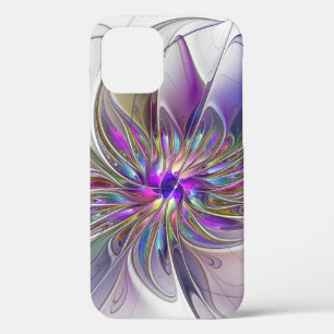 Energieke, kleurrijke abstracte fractale kunst blo Case-Mate iPhone case
