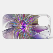 Energieke, kleurrijke abstracte fractale kunst blo Case-Mate iPhone case (Achterkant (horizontaal))