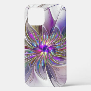 Energieke, kleurrijke abstracte fractale kunst blo Case-Mate iPhone case