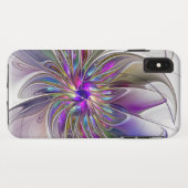 Energieke, kleurrijke abstracte fractale kunst blo Case-Mate iPhone case (Achterkant (horizontaal))