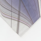 Energieke, kleurrijke abstracte fractale kunst blo fleece deken (Hoek)