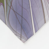Energieke, kleurrijke abstracte fractale kunst blo fleece deken (Hoek)