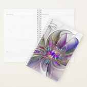 Energieke, kleurrijke abstracte fractale kunst blo planner (Display)