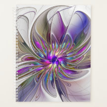 Energieke, kleurrijke abstracte fractale kunst blo