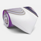 Energieke, Kleurrijke Abstracte Fractale Kunst Blo Stropdas (Opgerold)