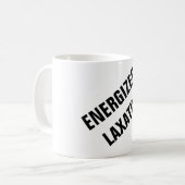 Energieke laxeermiddel koffiemok (Voorkant links)