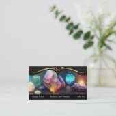 Energiekristallen Helend Reiki Visitekaartje (Staand voorkant)