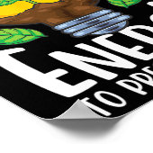 Energielampboomstructuur groene omgeving behouden poster (Hoek)