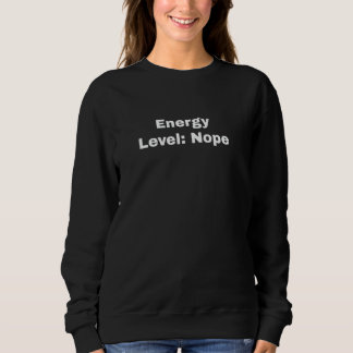 Energieniveau Nope Trui