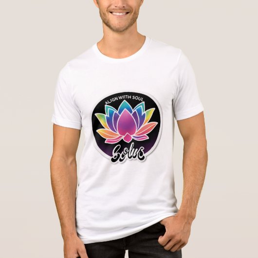 Energiestromen – Levendig stroomontwerp Tri-Blend Shirt (Voorkant)
