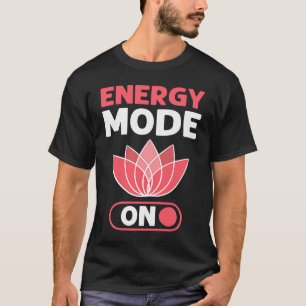Energiestroom op energieverwarmde Reiki-praktijk T-shirt