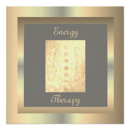 Energietherapie Poster (Voorkant)