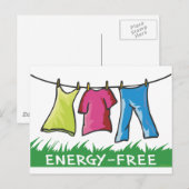 Energievrij Briefkaart (Voorkant / Achterkant)