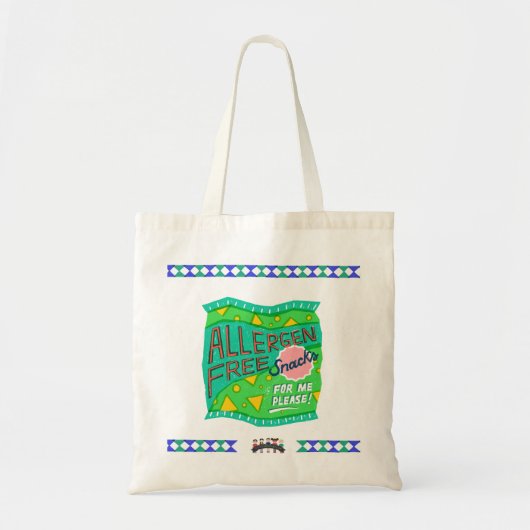 "Energievrije snacks voor mij, alstublieft" Canvas Tote Bag (Voorkant)