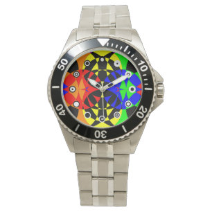 Energize (Binary Face) van Kenneth Yoncich Horloge