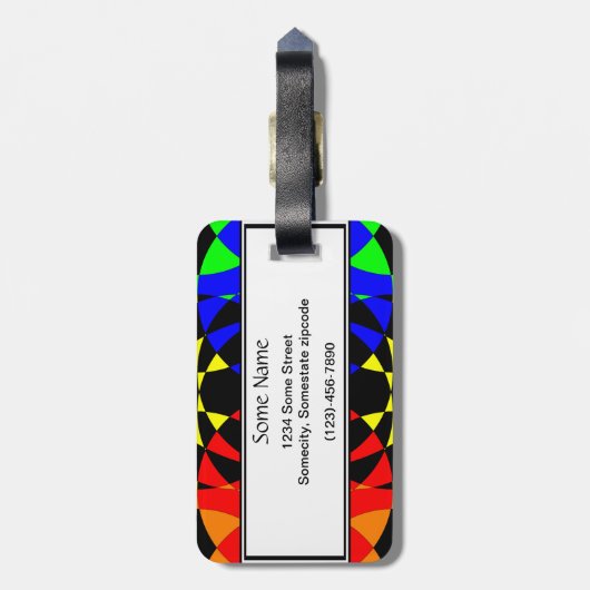 Energize door Kenneth Yoncich Bagagelabel (Achterkant verticaal)