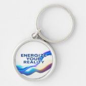 Energize Your Reality | Aluminum Keychain (Voorkant)