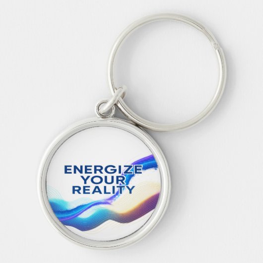 Energize Your Reality | Aluminum Keychain (Voorkant)