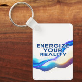 Energize Your Reality | Motivational  Keychain (Voorkant)