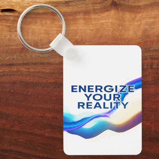 Energize Your Reality | Motivational Keychain (Voorkant)