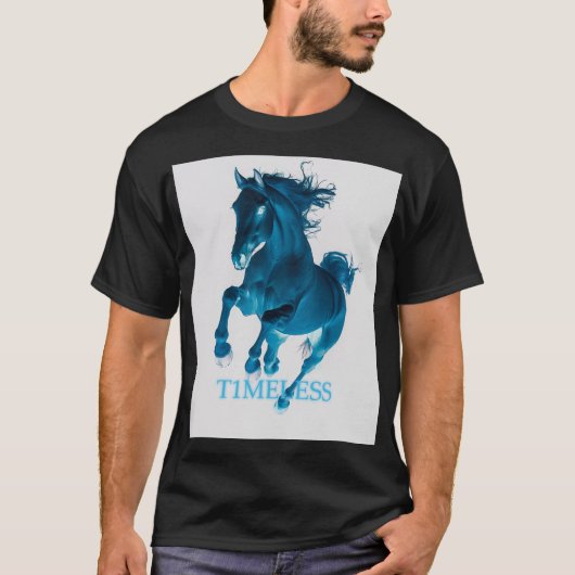 Energizing Elegance: Horse in Motion T-shirt (Voorkant)