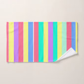 Energizing Spring Pastel Stripes Bad Handdoek (Handdoek)