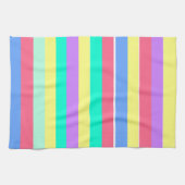 Energizing Spring Pastel Stripes Theedoek (Horizontaal)