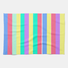 Energizing Spring Pastel Stripes Theedoek