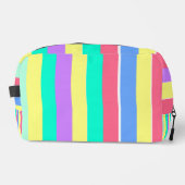 Energizing Spring Pastel Stripes Toilettasje (Voorkant)