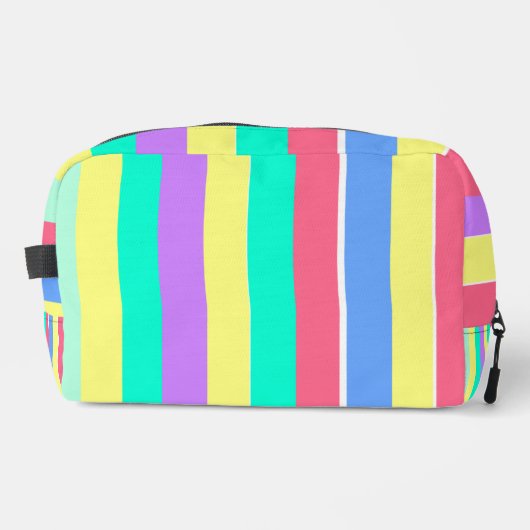 Energizing Spring Pastel Stripes Toilettasje (Voorkant)
