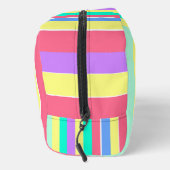 Energizing Spring Pastel Stripes Toilettasje (Rechts)