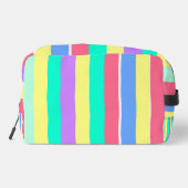 Energizing Spring Pastel Stripes Toilettasje (Achterkant)