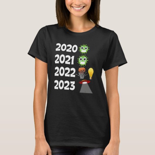 Energy Alien nieuwjaar 2023 Goede Slip H T-shirt (Voorkant)