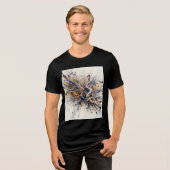 Energy Burst Abstract T-shirt – Artistic Paint Spl (Voorkant volledig)