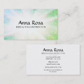 ** Energy Bursts Rays Healing Sparkles Reiki Visitekaartje (Voorkant / Achterkant)