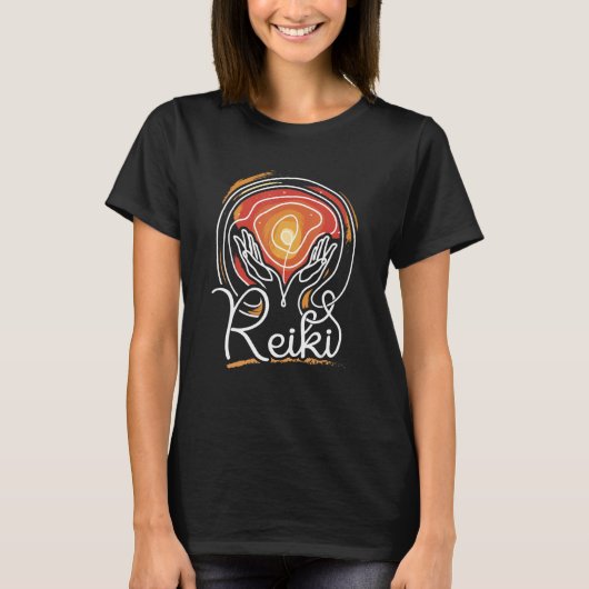 Energy Chakra Holistic Healing Hands Reiki_1 T-shirt (Voorkant)