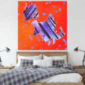 Energy Code 1CO24 canvasprint Canvas Afdruk (Insitu (Slaapkamer))