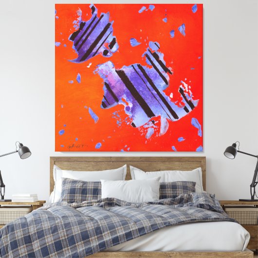 Energy Code 1CO24 canvasprint Canvas Afdruk (Insitu (Slaapkamer))