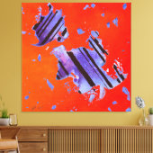Energy Code 1CO24 canvasprint Canvas Afdruk (Insitu (Woonkamer))