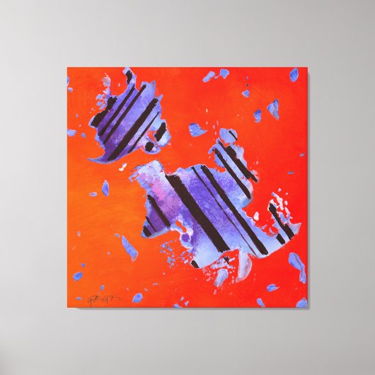 Energy Code 1CO24 canvasprint Canvas Afdruk (Voorkant)