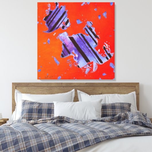 Energy Code 1CO24, ( stretched canvas print ) (Insitu (Slaapkamer))
