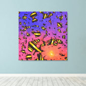Energy Code 20CO24 - Opgespannen Canvasprint Canvas Afdruk (Insitu (Houten vloer))