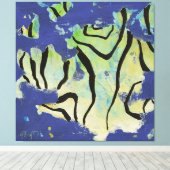 Energy Code 26E23 - Stretched Canvas Print (Insitu (Houten vloer))