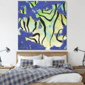 Energy Code 26E23 - Stretched Canvas Print (Insitu (Slaapkamer))