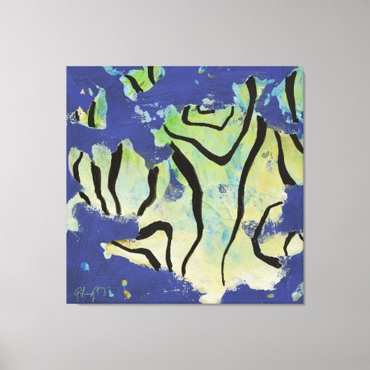 Energy Code 26E23 - Stretched Canvas Print (Voorkant)